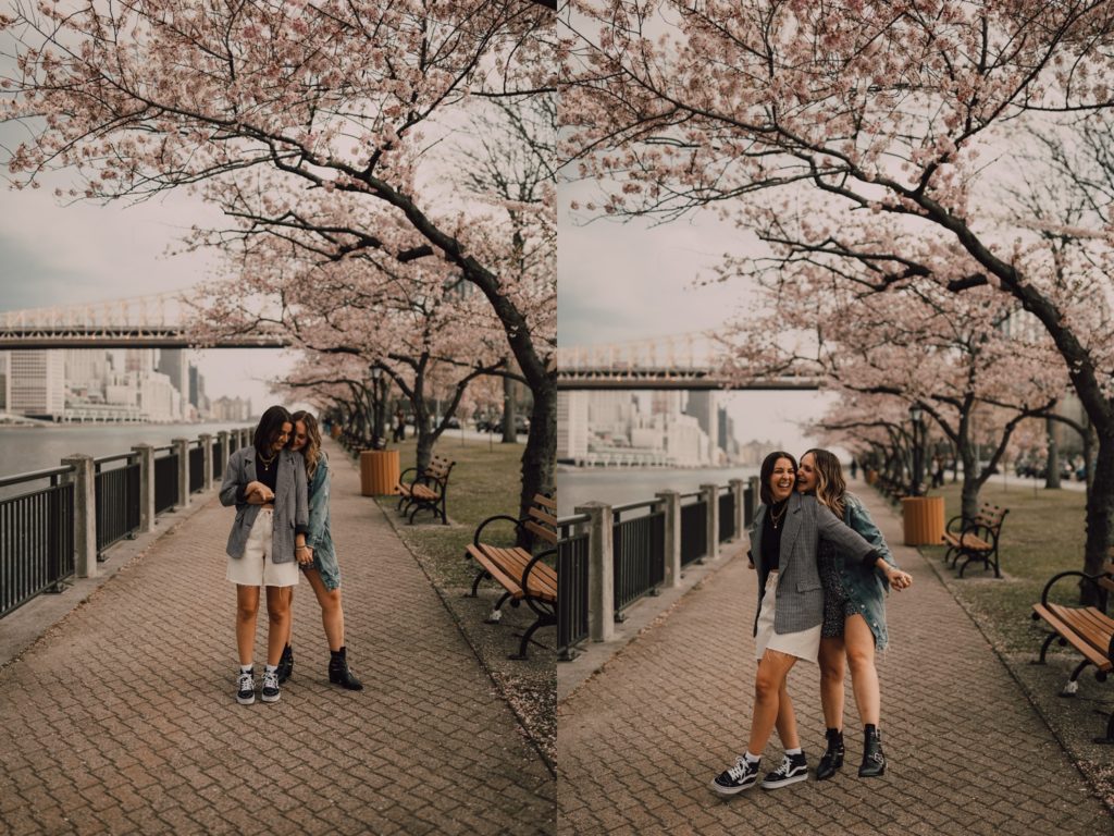 LGBT couples session on Roosevelt Island, shot by Riss and Steven Photography