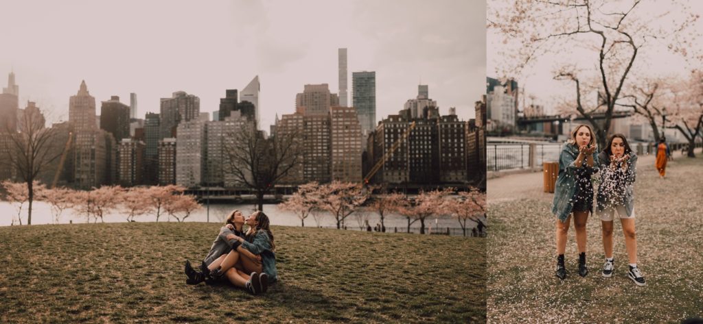 LGBT couples session on Roosevelt Island, shot by Riss and Steven Photography