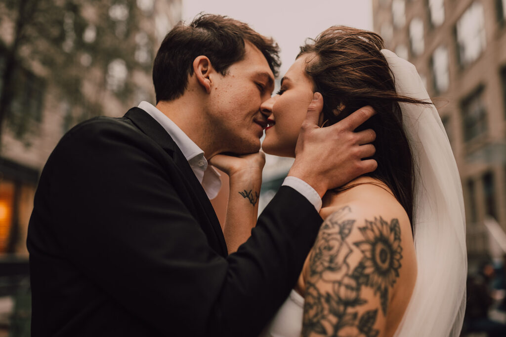 Brooklyn New York wedding portraits