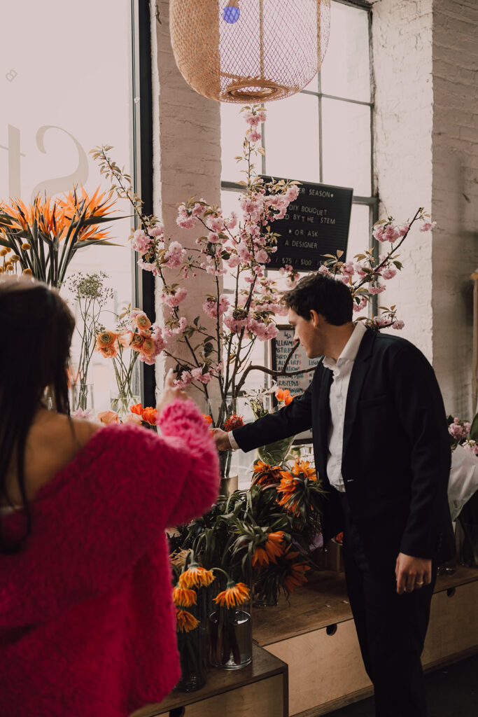 Flowers at Stems Brooklyn NY