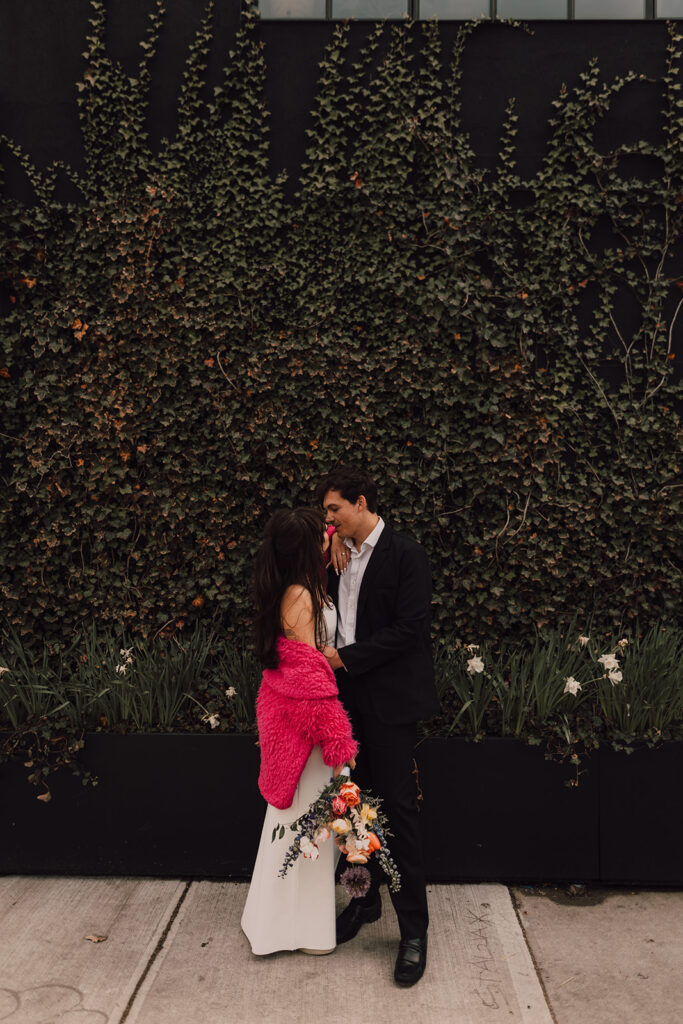 Bride and Groom elopement photos in Brooklyn, NY