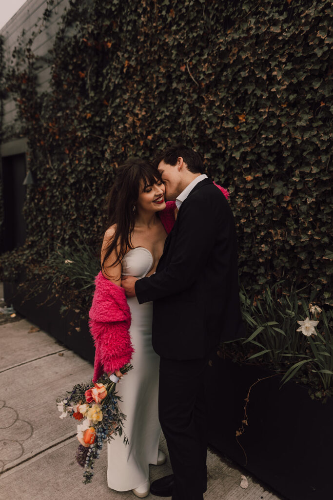 Bride and Groom elopement photos in Brooklyn, NY