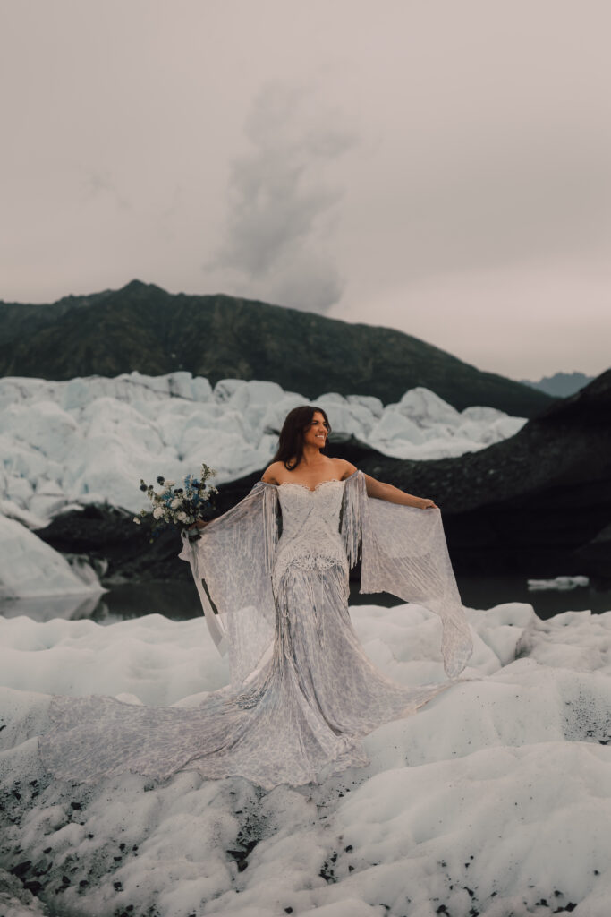 bride in iceland 