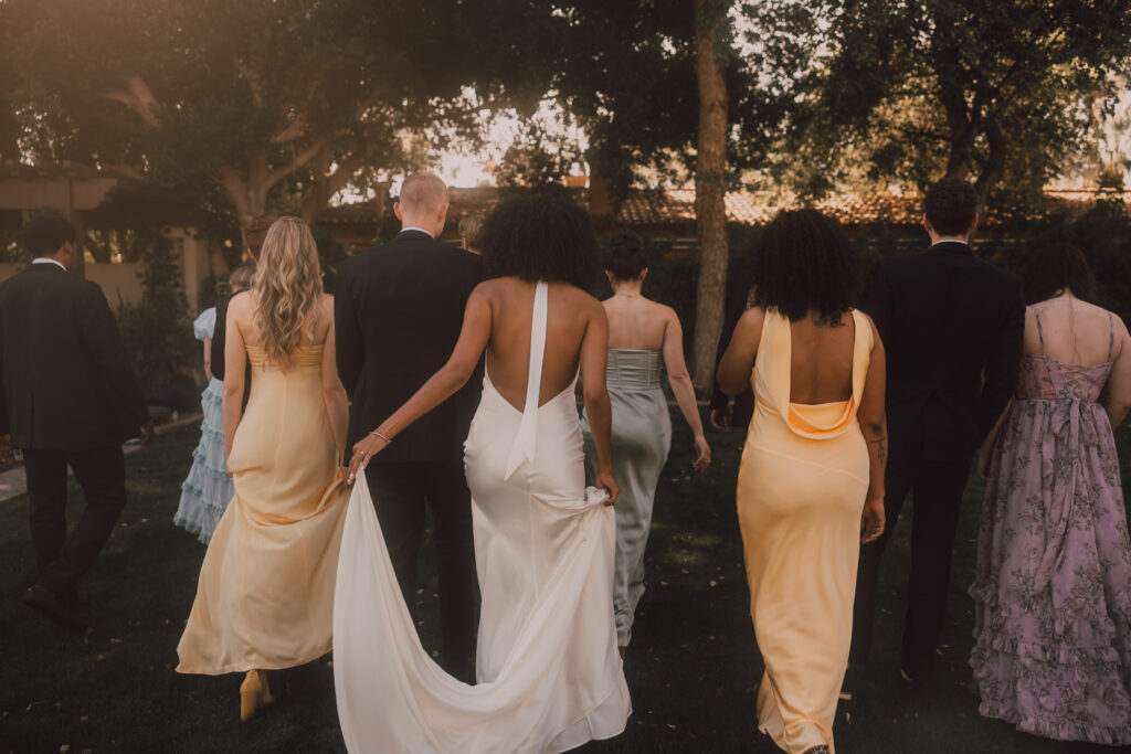 Arizona wedding bridal party