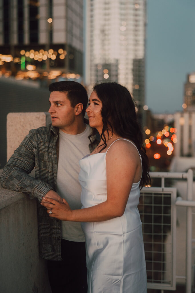 Downtown phoenix engagement session photographer