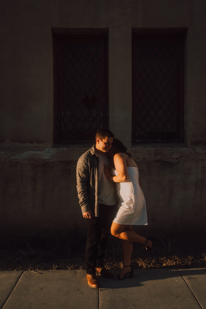 Downtown phoenix engagement session photographer